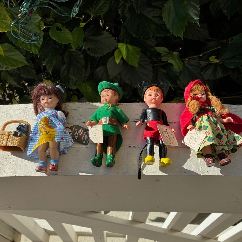 Set of 4 Madame Alexander Happy Meal Dolls from 2002